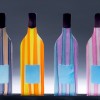 Last of the Summer Wine 2009 Hot Glass Components fused & cold worked Steel Base 325x90x7(each).jpg